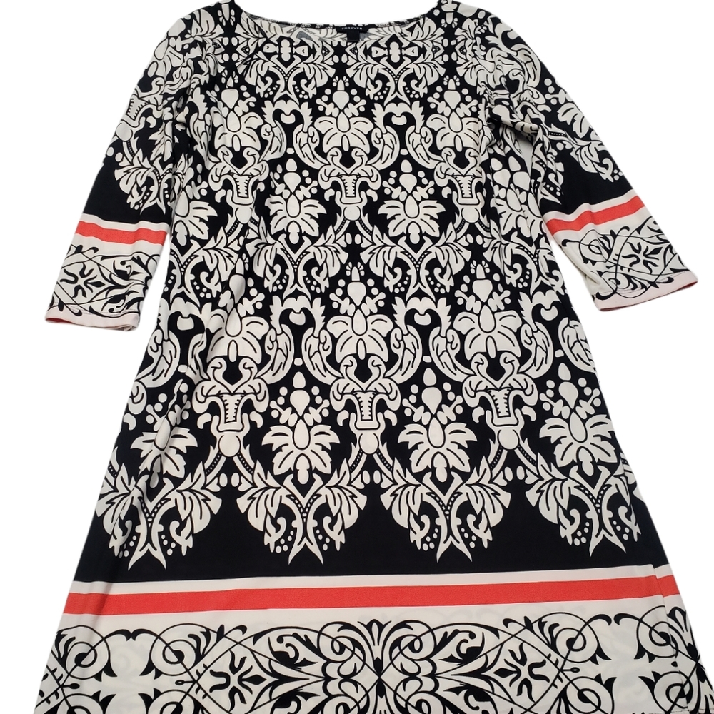 Forever 21 black and white print dress